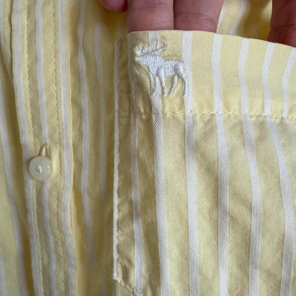 Abercrombie-fitch Women's Yellow Shirt - Picture 4 of 8